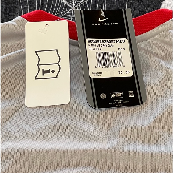 NWT VINTAGE 2003 NIKE DRI-FIT OSU OHIO STATE UNIVERSITY BUCKEYES L/S JERSEY M - Picture 11 of 11